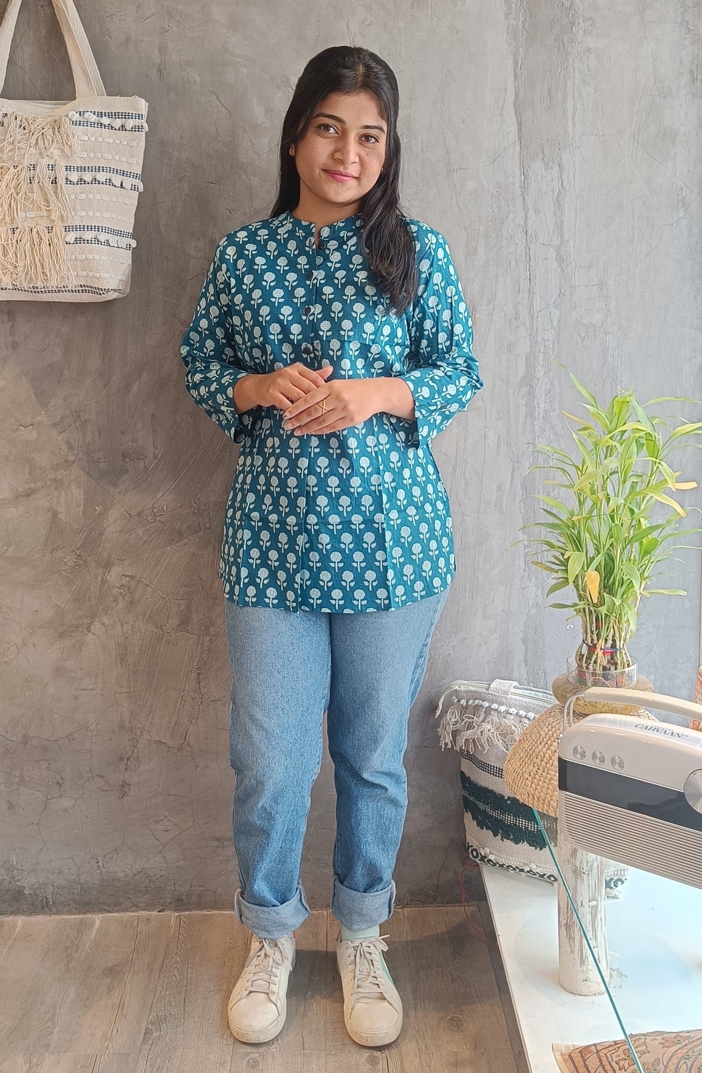 Jaipuri Print Short Top