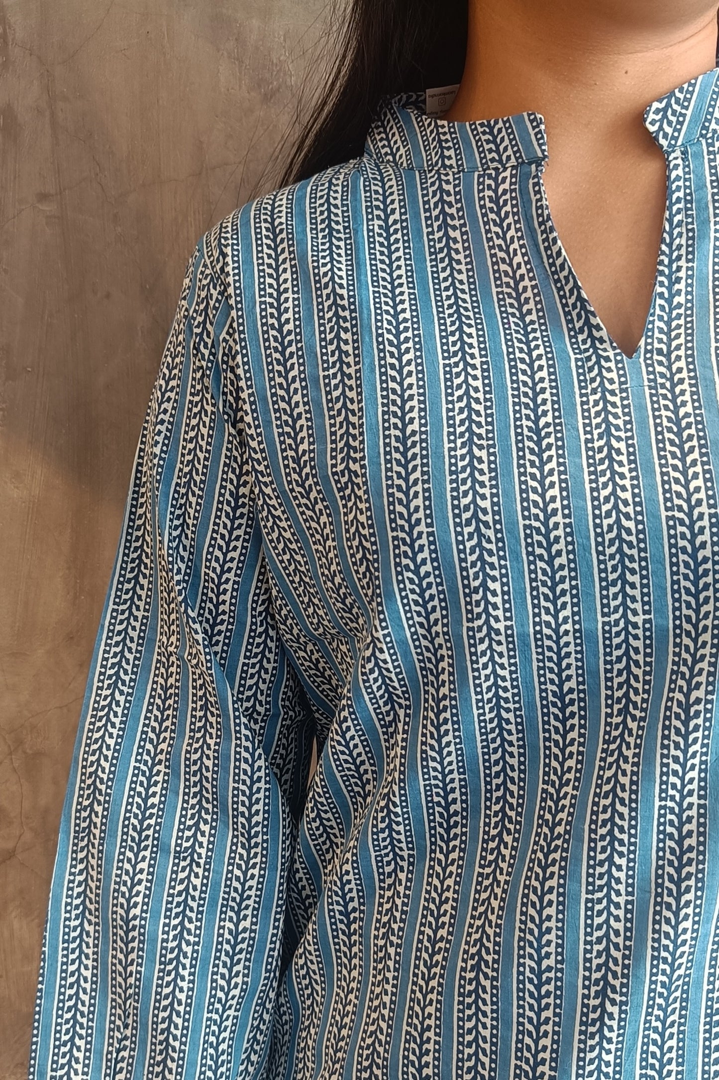 lining Indigo Shots Top