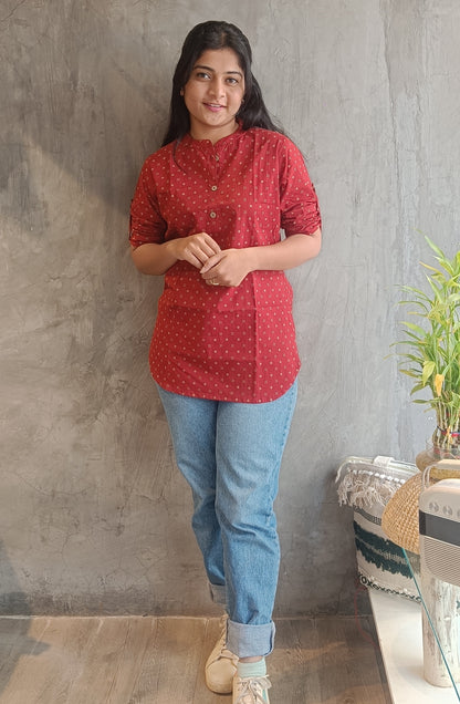 Rust Dot Short top