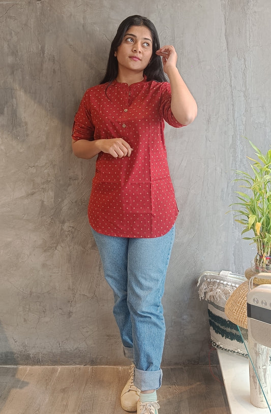 Rust Dot Short top