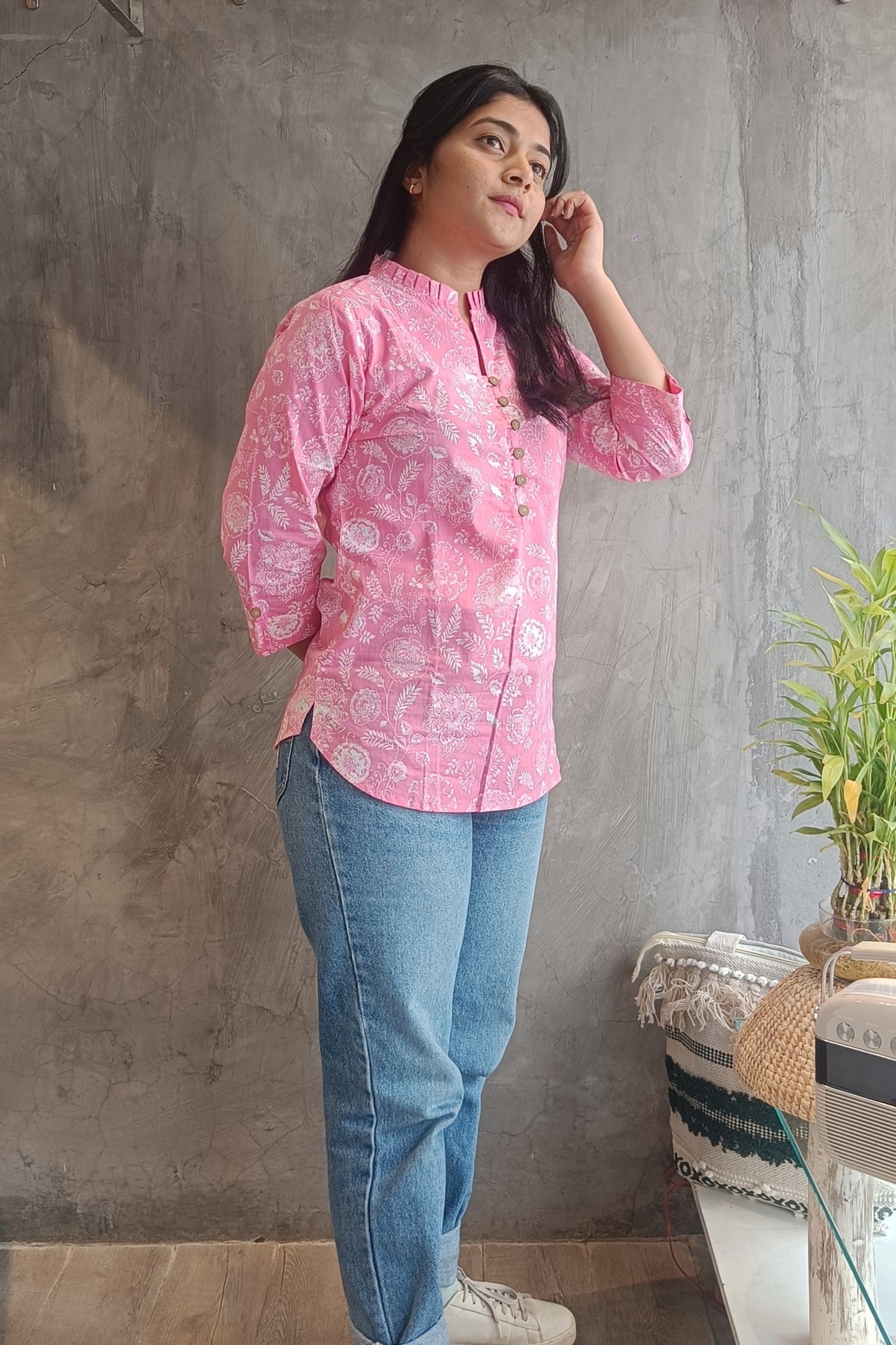 Soft Pink Short Top
