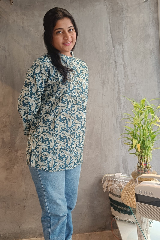 Indigo Carry Short Top