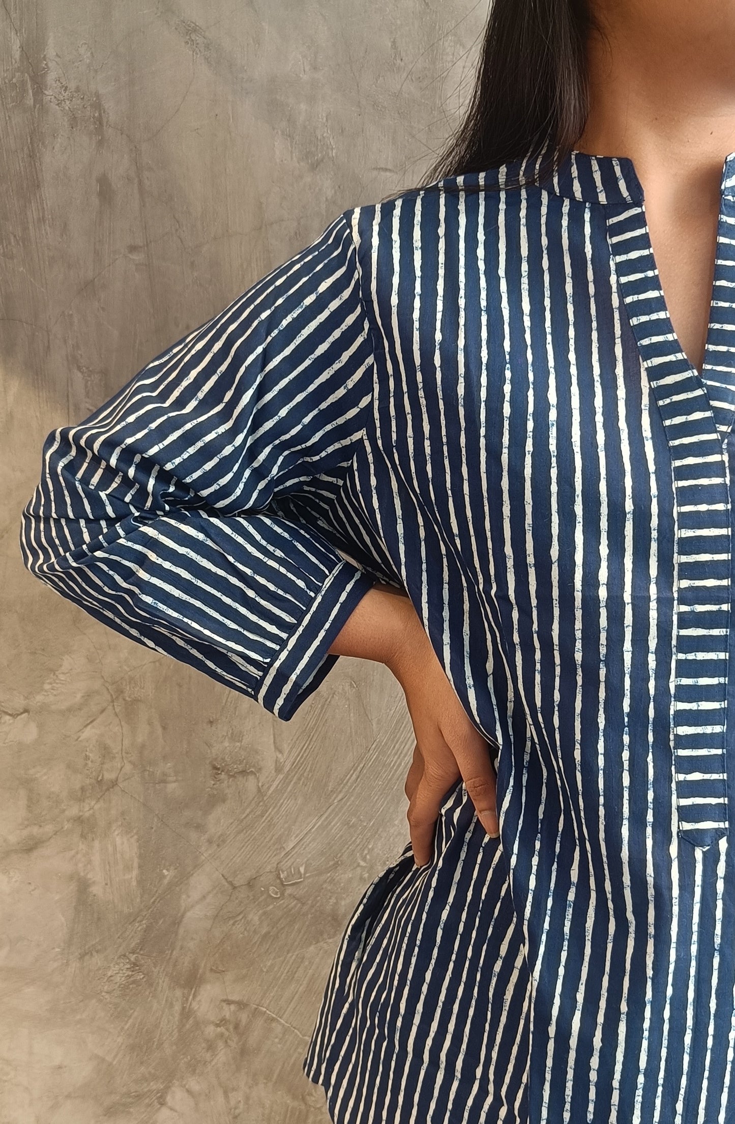 Dark Indigo Short Top